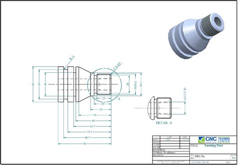 cnc machine for turning|2d drawing and cnc turning.